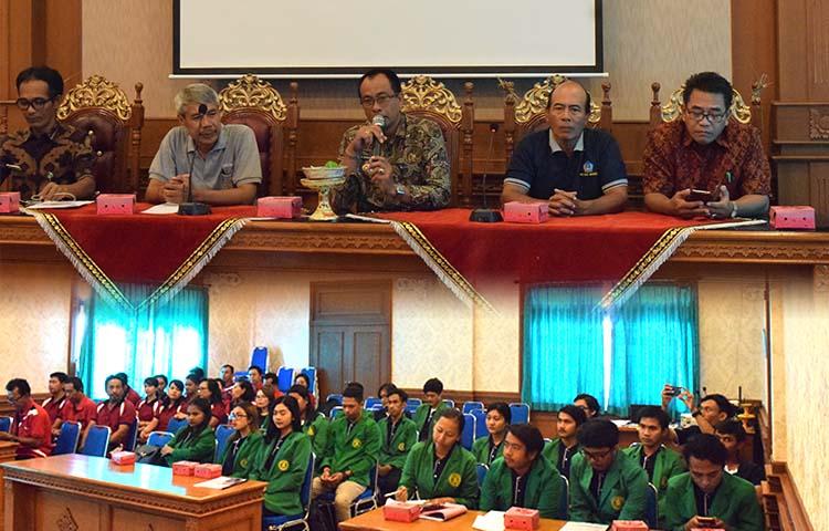 PEMERINTAHAN DESA BUDUK MENERIMA KKN DARI UNIVERSITAS MAHASARASWATI DENPASAR ( UNMAS )