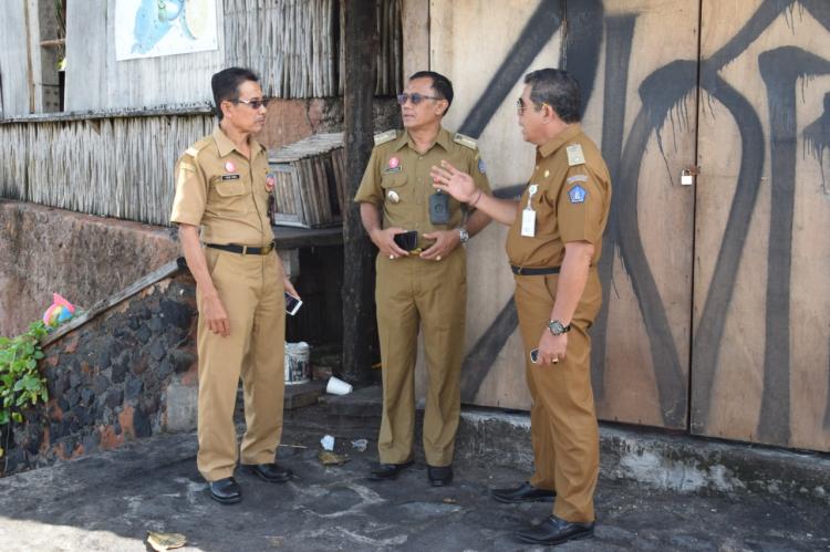 Camat Kuta Utara tinjau infrastruktur di desa Canggu