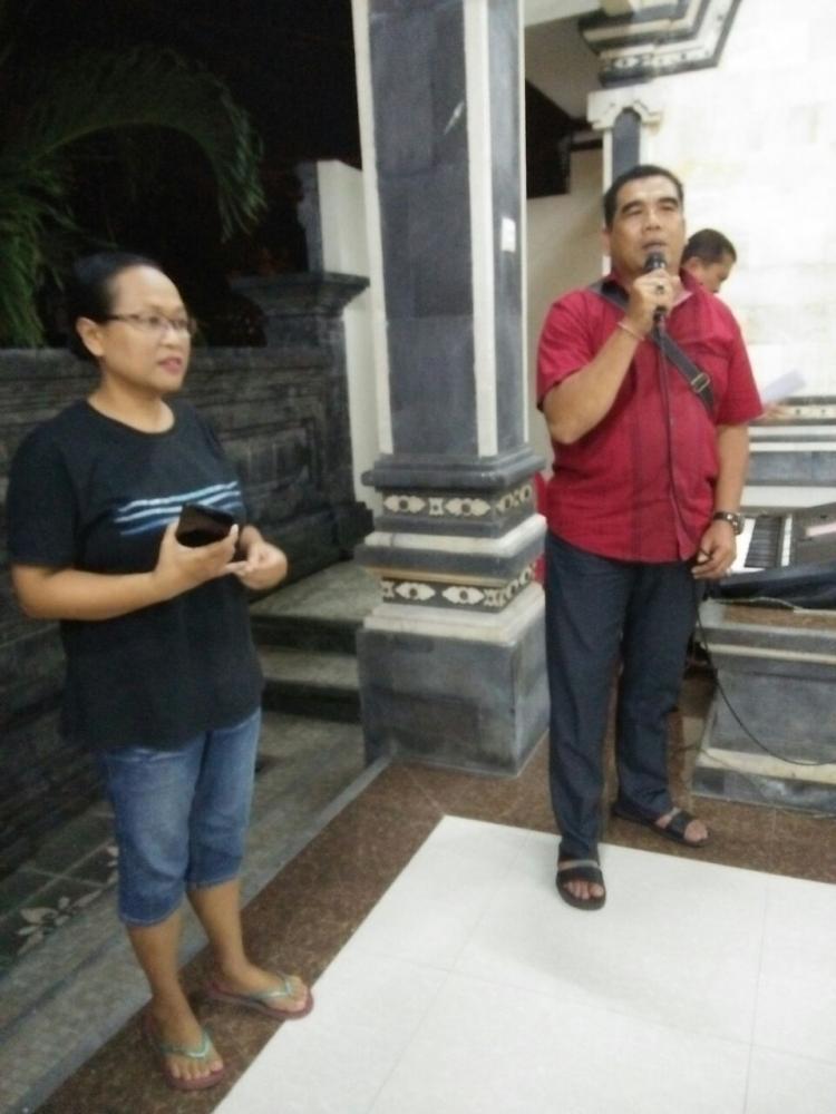 Kepala desa Canggu hadiri latihan paduan suara Sekar Jepun