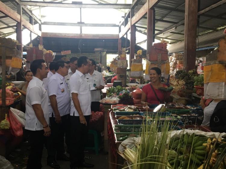 Kunjungan Bapak Wakil Bupati Badung ke Pasar Desa Canggu