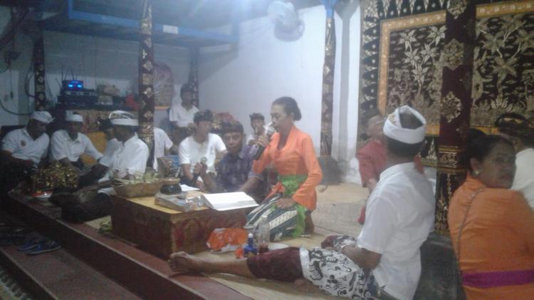 Megita Santhi Di Pura Dalem Wates.