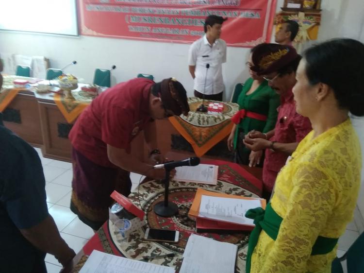 Musrenbangdes desa Canggu tahun 2018