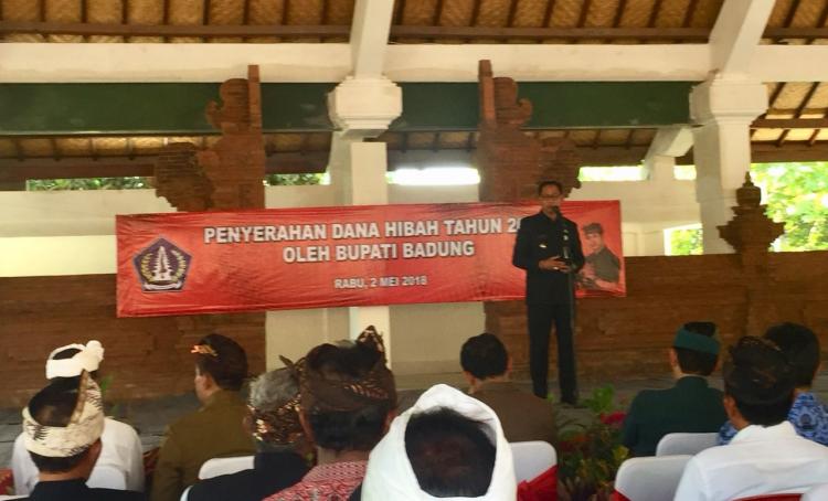 PENYERAHAN DANA HIBAH SE-KECAMATAN KUTA UTARA