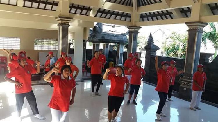 Posyandu Balita dan Lansia di Br. Padang Tawang Canggu