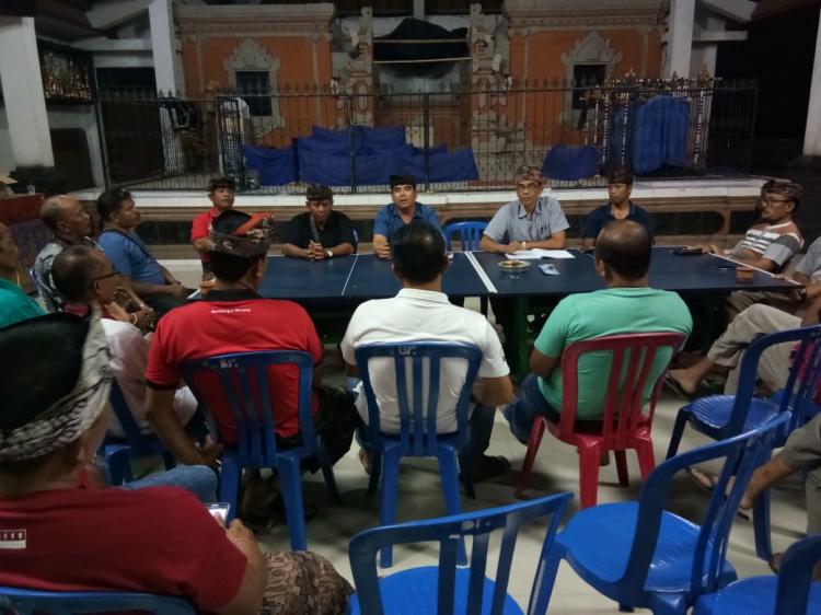 Rapat Tokoh Pemuka Dinas Br. Babakan Canggu