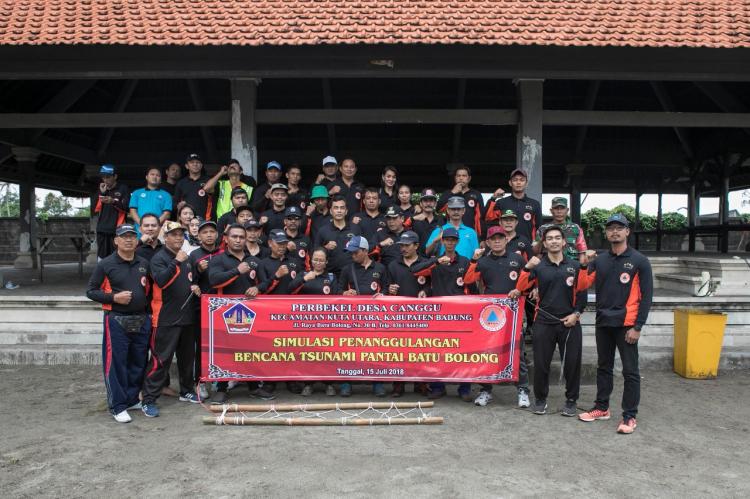 Simulasi Penanggulangan Bencana Tsunami Pantai Batu Bolong