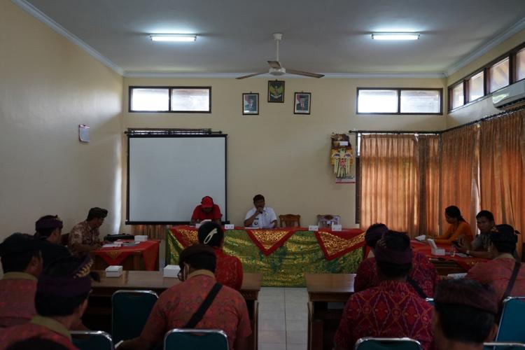 Rapat Perancangan Kegiatan PORSENI Desa Cemagi Tahun 2019