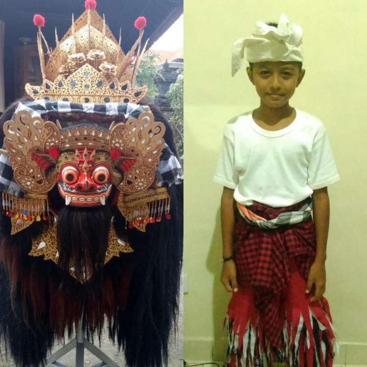 Ditya, Penari Barong Cilik dari Gulingan