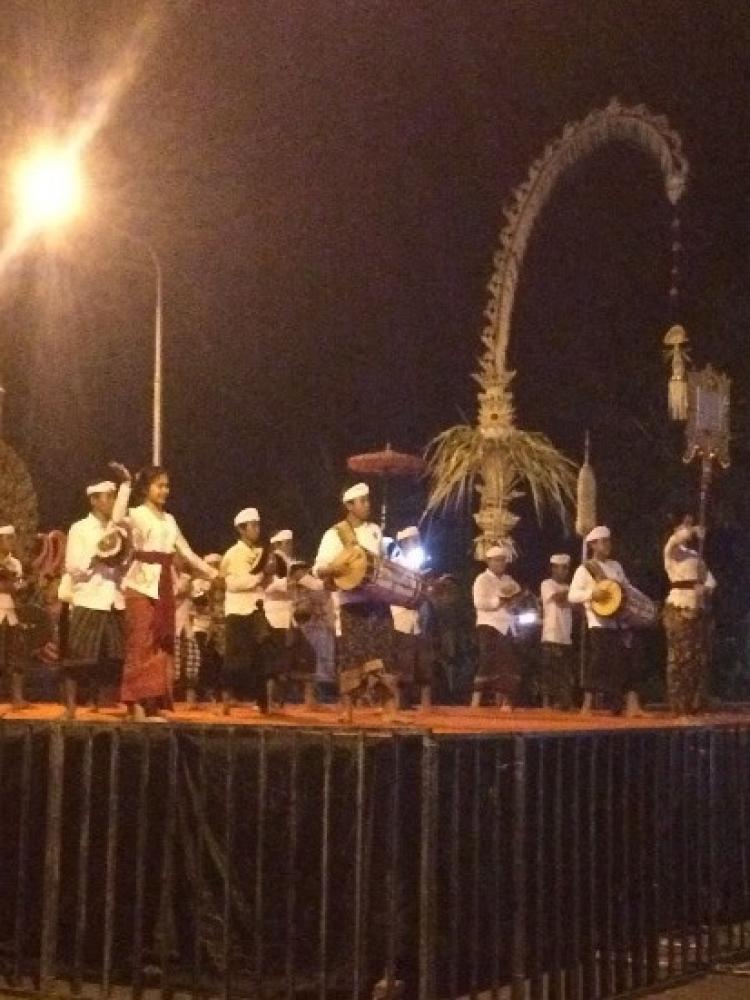 Kontingen Bleganjur Desa Gulingan Gladi Resik