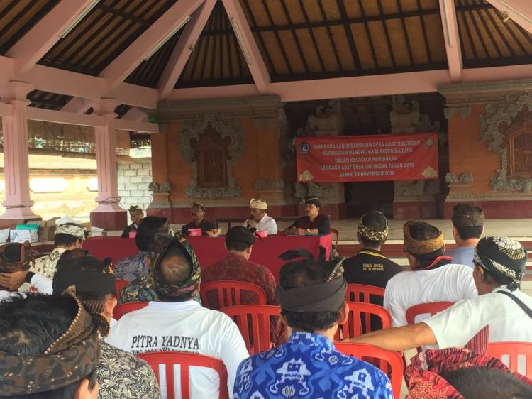 Pembinaan Lembaga Adat Desa Gulingan