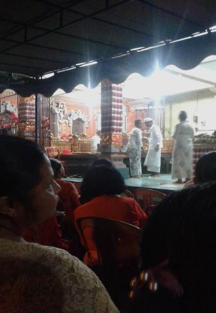 Pemlaspasan Gambelan di Br.Ulun Uma Badung dihadiri Perbekel Desa Gulingan