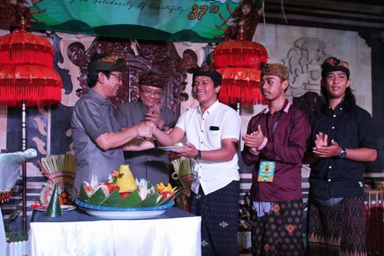 Sekda Kab Badung I Wayan Adi Arnawa,SH hadiri Puncak HUT STT.Cila Yowana
