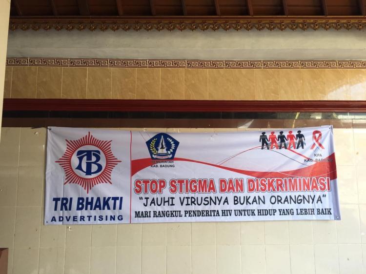 Tri Bhakti Advertising Menjadi Sponsorship  “STOP STIGMA DAN DISKRIMINASI”