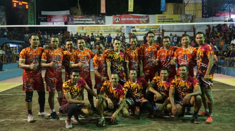 Laga Pemain Voli Legend Bali di PORD Cup VI