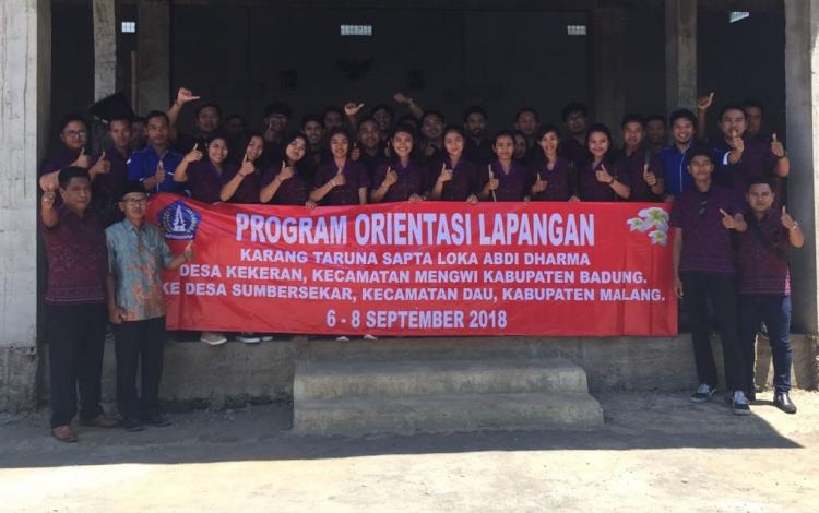 Orientasi Lapangan Karang Taruna Sapta Loka Abdi Dharma