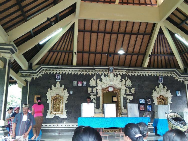 Pemungutan Suara di TPS 01 Desa Kekeran