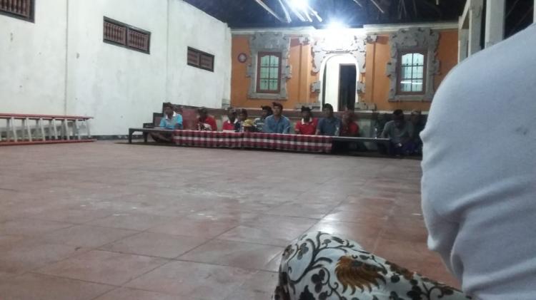 Rapat Rutin Krama Desa Pekraman Kelod Desa Kekeran