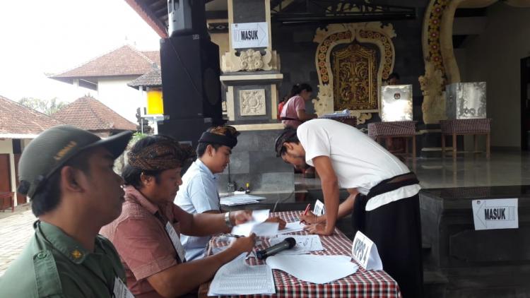 SEMARAK PILKADA SERENTAK 2018 DI TPS 03 BR DELOD SEMA KEKERAN