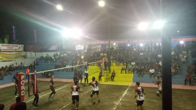 Suasana Lapangan Yang Memanas Dimenangkan Oleh Tim PVC