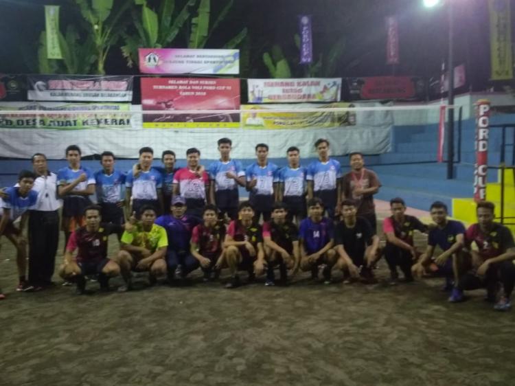 TES KEMAMPUAN, TIM VOLI PUTRA KEKERAN ADU TANDING