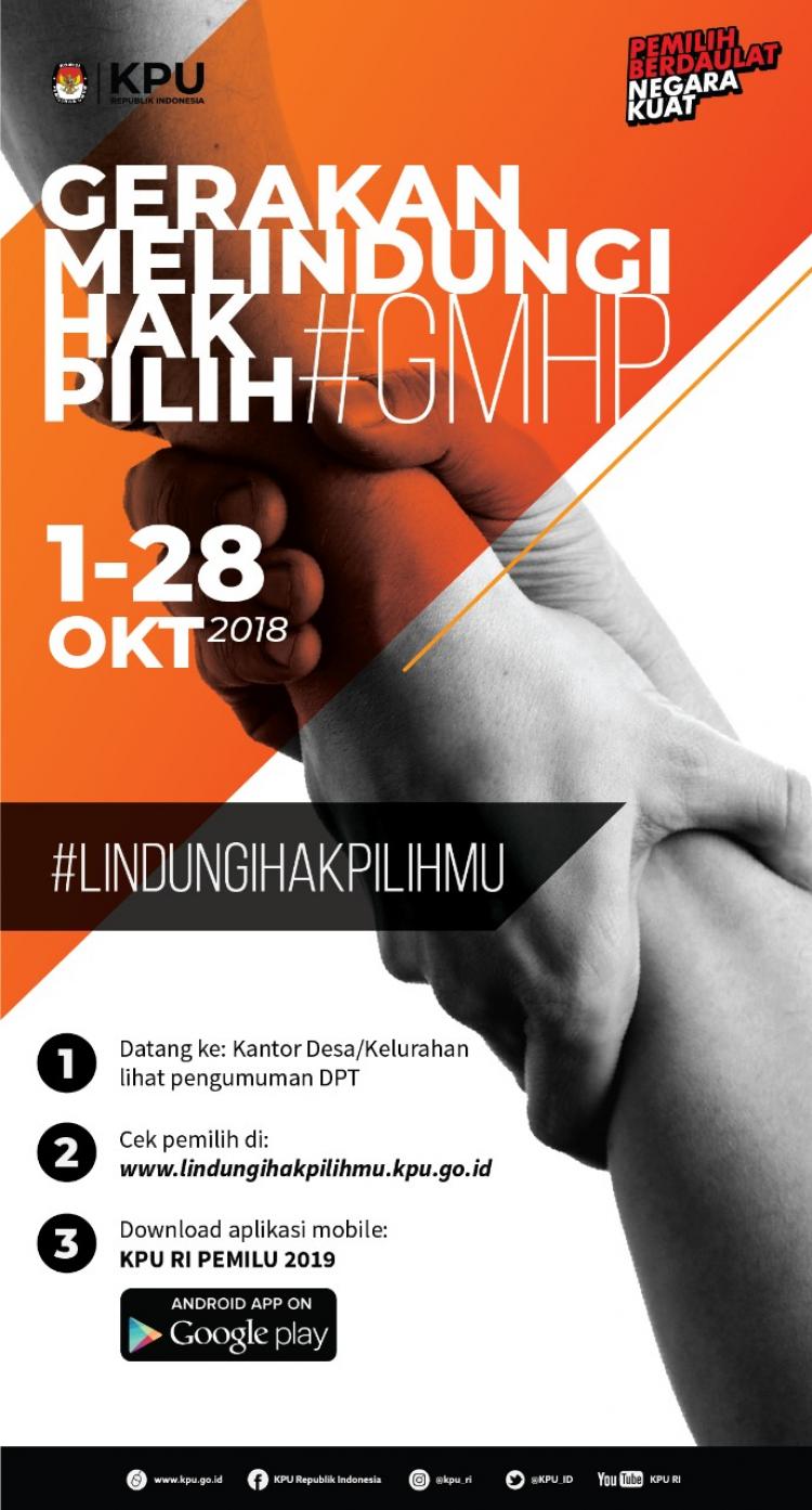 Gerakan Melindungi Hak Pilih (GMHP) di Desa Mengwi 1-28 Oktober 2018