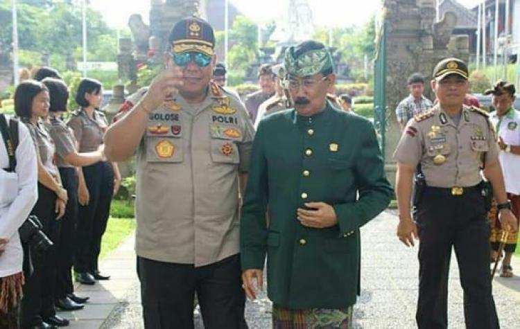 Kunjungan Kapolda Bali ke Puri Ageng Mengwi Membahas Persiapan Menjelang IMF-World Bank 2018