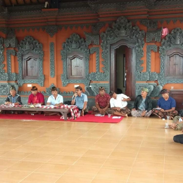 Perbekel Mengwi Hadiri Musdus Br. Alangkajeng Mengwi
