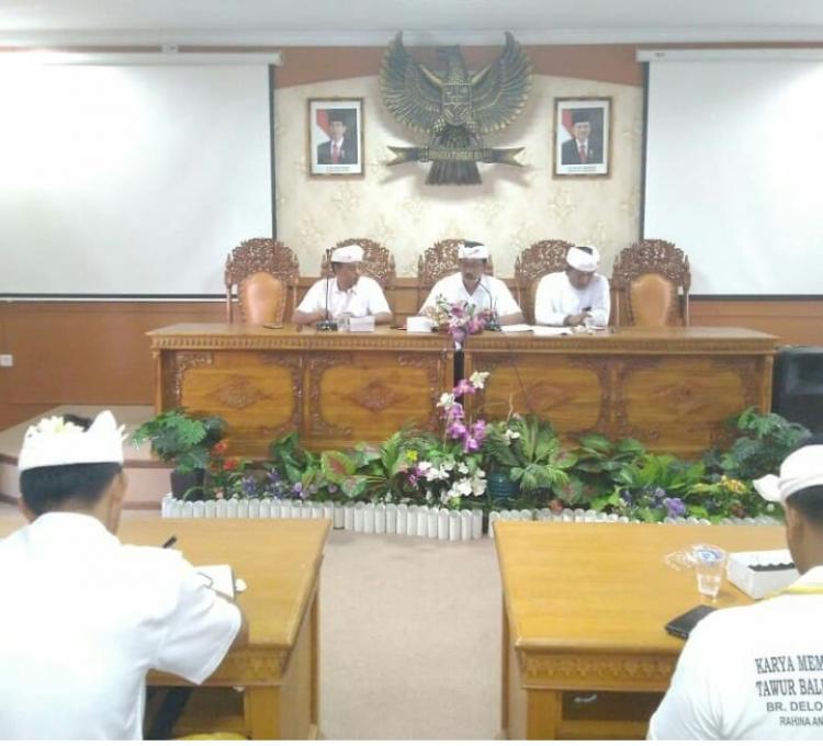 Rakor Anggaran RAPBdes Desa Mengwi 2019