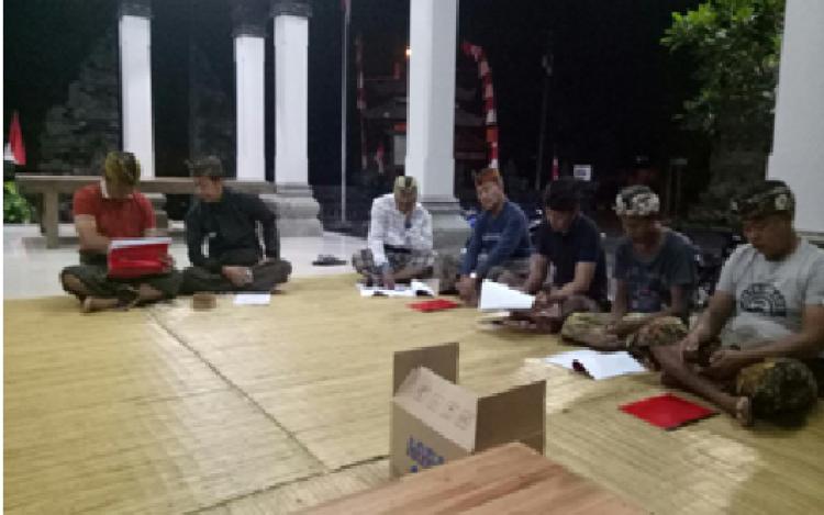 Rapat Panitia Pembangunan Banjar Serangan