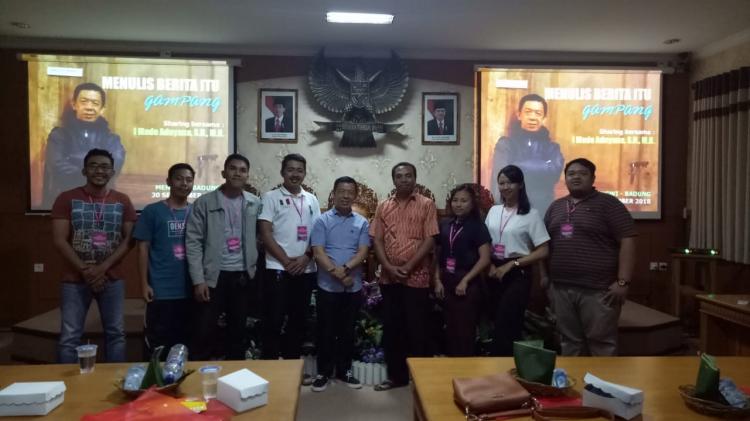 Serius Membina KIM, Desa Mengwi Gelar Pelatihan Jurnalistik