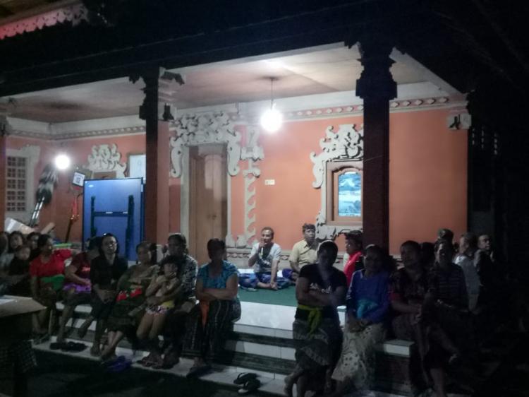 Syukuran Masyarakat Banjar Peregae dalam rangka Porseni Desa Mengwi Tahun 2018