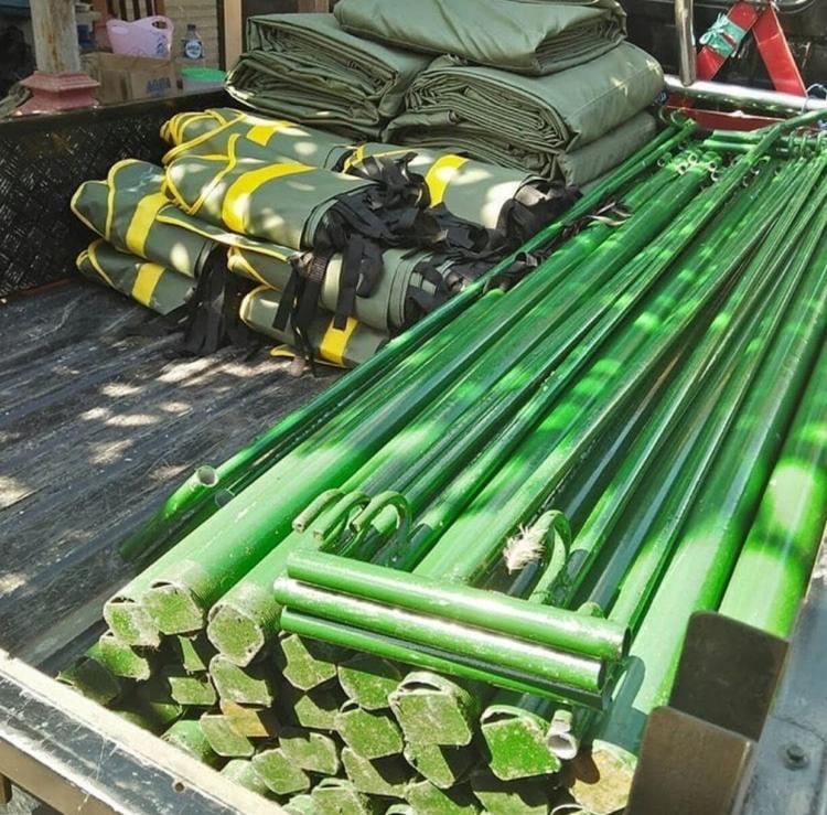 Tenda untuk Banjar dinas di desa mengwi