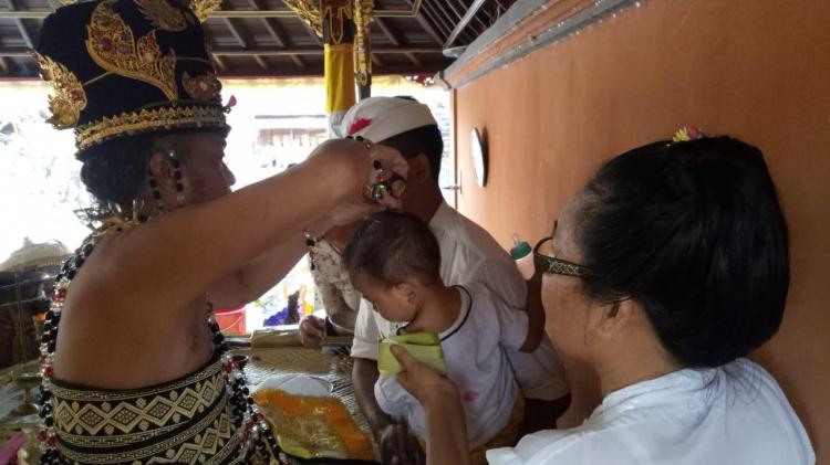 Upacara Mapetik Massal tahun 2018 di Desa Adat Mengwi