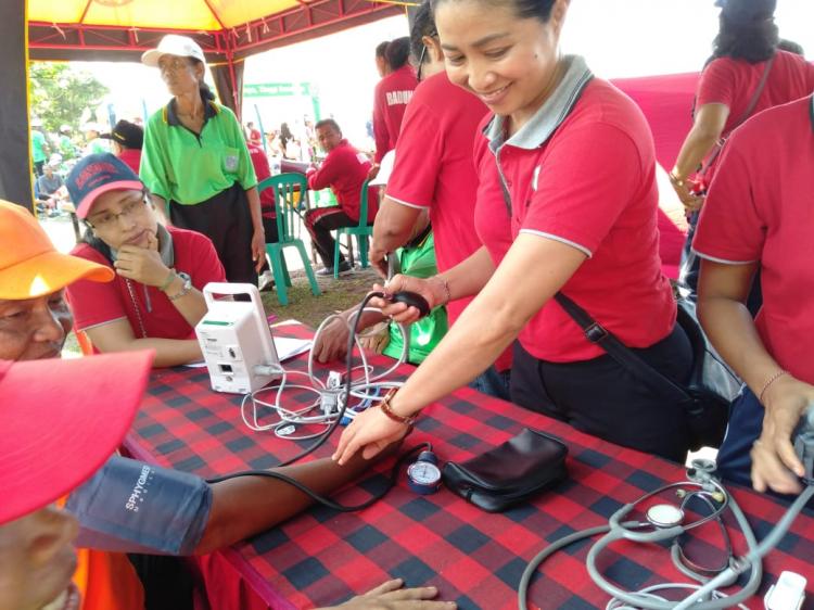 Cek Kesehatan Gratis Fun Walk For Your Health Katar YDW Desa Munggu