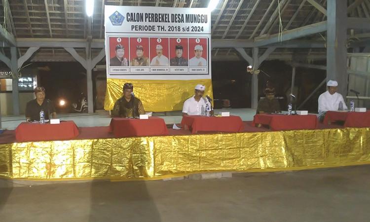Kampanye Bersama Pilkades Desa Munggu