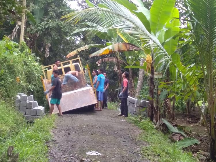 AKSES JALAN CAMPUAN DESA PANGSAN AKAN SEGERA DI GARAP