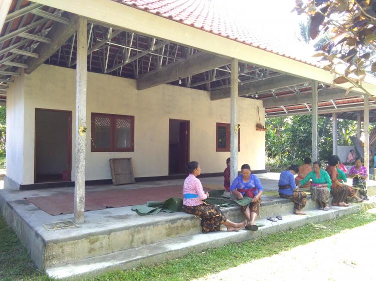 BANGUNAN BARU DI PURA PENATARAN AGUNG SEKARMUKTI DESA PANGSAN MULAI DIFUNGSIKAN