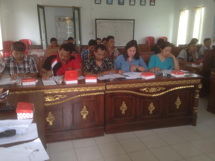 BIMTEK UNTUK DESA PANGSAN TERKAIT PILKADA 2018