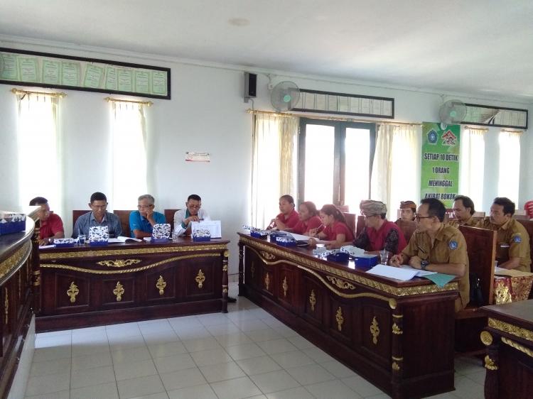 BUMDES ARTHA WASANA PANGSAN ADAKAN RAPAT KOORDINASI
