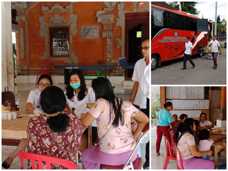 LAYANAN DETEKSI DINI KANKER PAYUDARA BAGI WARGA BR. KASIANAN DESA PANGSAN