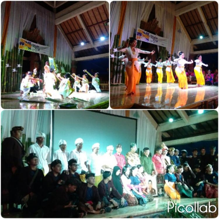 MALAM KESAN PAGELARAN SENI DAN PERPISAHAN KKN ISI DENPASAR DI DESA PANGSAN