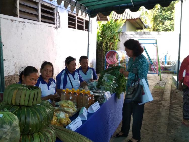 PAMERAN HASIL KEGIATAN LANSIA DESA PANGSAN