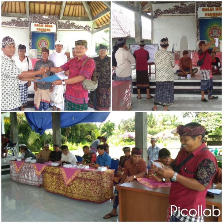 PEMILIHAN KELIHAN DESA ADAT PANGSAN BERAKHIR KONDUSIF