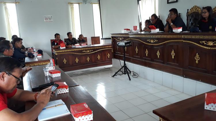 PENERIMAAN KKN UNUD XVII TAHUN 2018 DI DESA PANGSAN