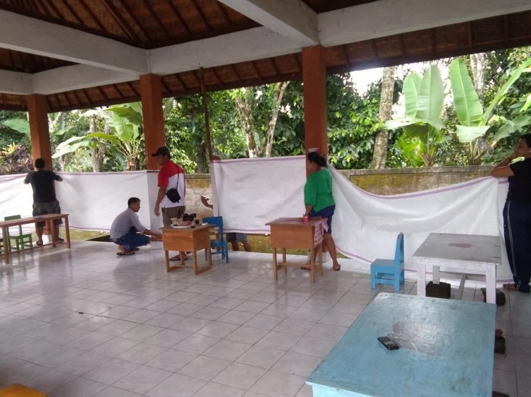 PERSIAPAN TPS DAN GLADI BERSIH TELAH DILAKUKAN PPS DESA PANGSAN