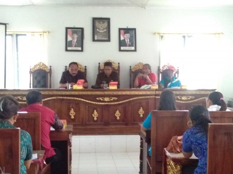 RAPAT PEMBINAAN DESA PANGSAN LAYAK ANAK TAHUB 2018