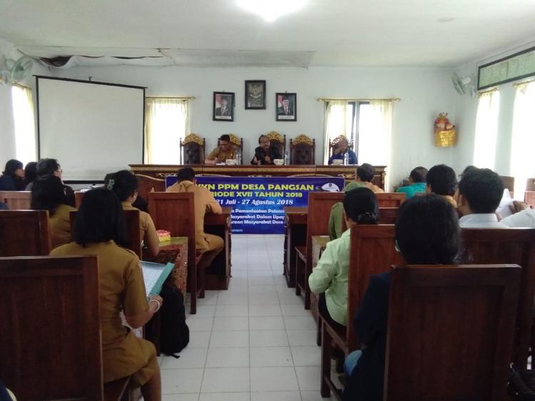 SEMINAR PAWIWAHAN PADA GELAHANG DILANGSUNGKAN DI DESA PANGSAN