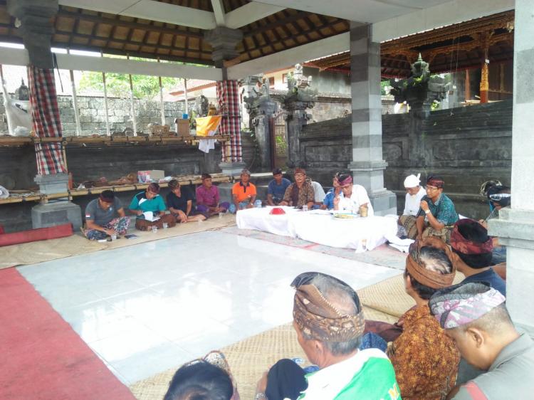 SOSIALISASI PEMILIHAN CALON KELIAN DESA ADAT PANGSAN