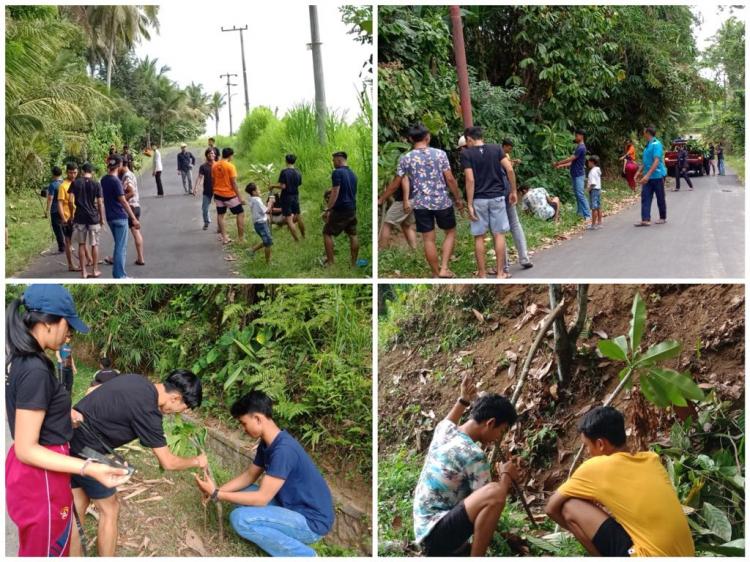 UNTUK MENUNJANG DESA WISATA PANGSAN ST.DHARMA TUNGGAL MULAI MENANAM MASKOT BADUNG