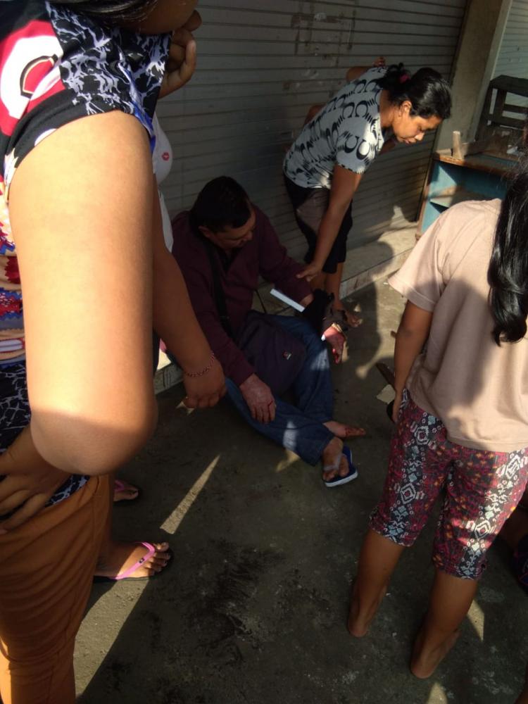 Tabrakan Sepeda Motor Akibat Kurang Konsentrasi